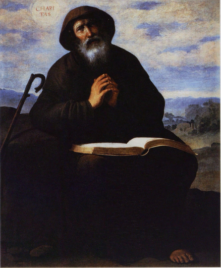 Pyhän Fransiskus de Paule - Francisco de Zurbarán