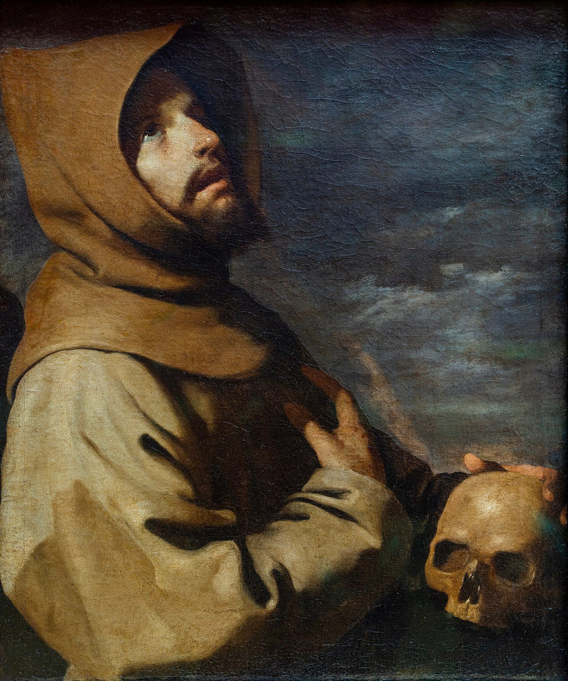 Pyhä Fransiska ekstaasissa - Francisco de Zurbarán