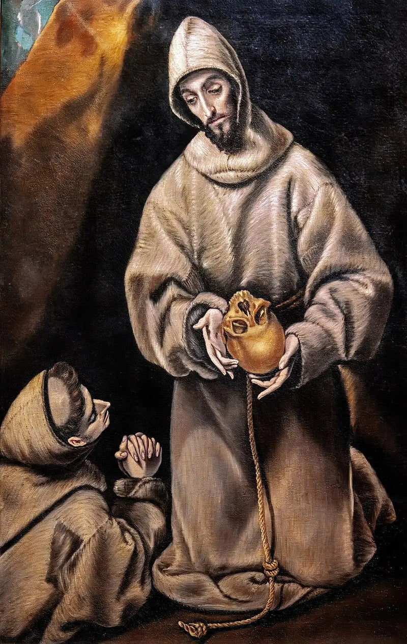 Pyhä Fransiska ja veli Leo - El Greco