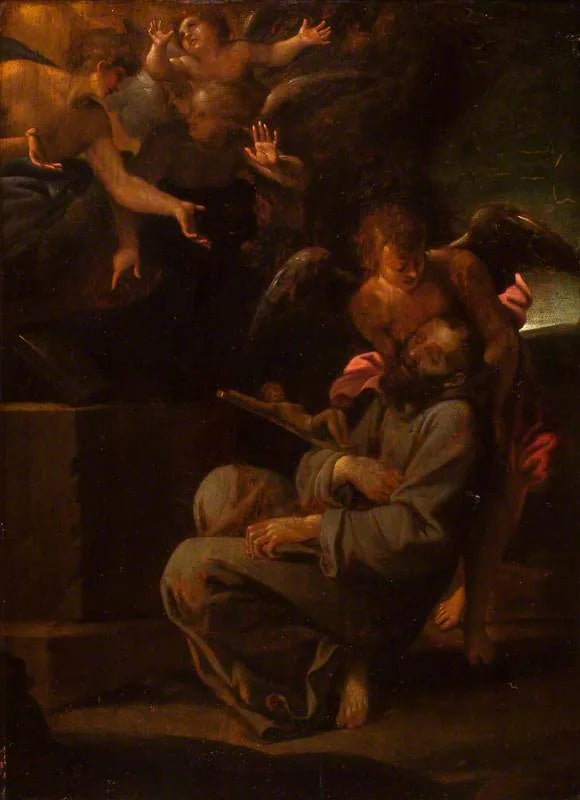Pyhä Fransisco tajuttomana - Annibale Carracci