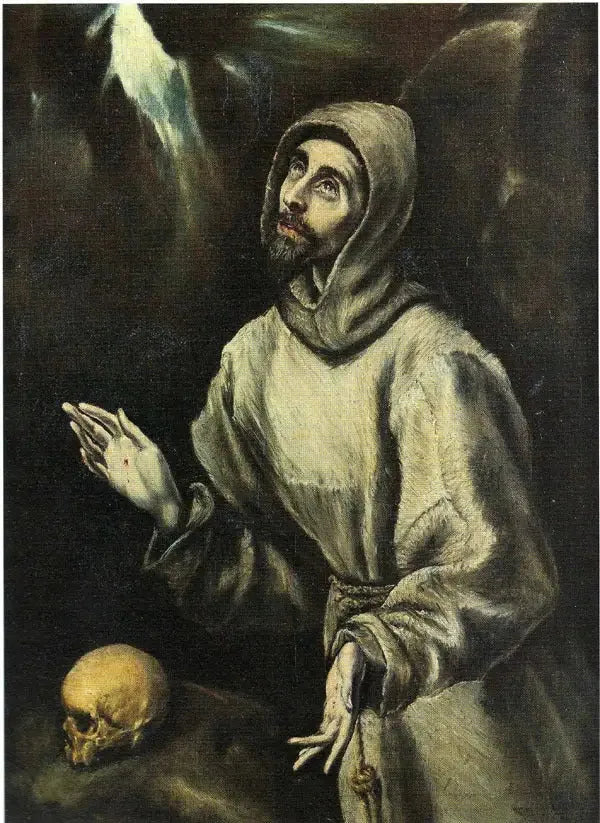 Pyhä Fransiska vastaanottamassa stigmoja - El Greco