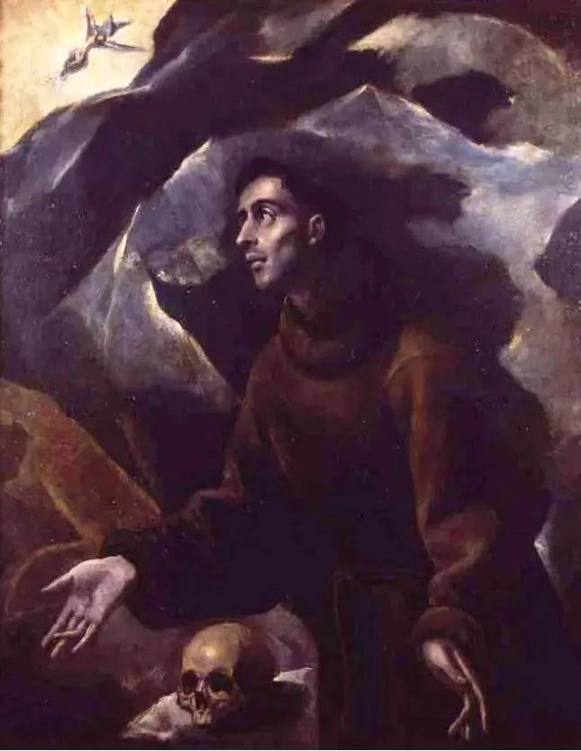 Pyhä Fransiska vastaanottamassa stigmoja - El Greco