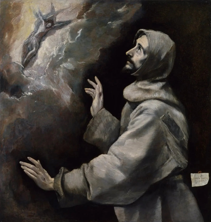 Pyhä Fransiska vastaanottamassa stigmoja - El Greco