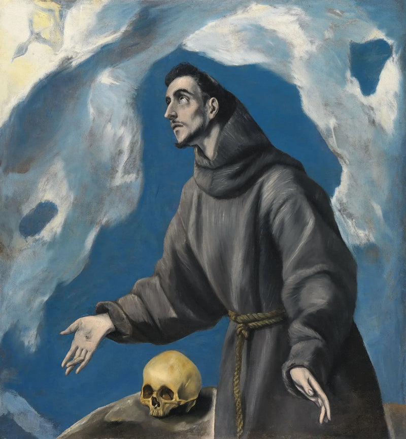 Pyhä Fransisko vastaanottaa stigmoja - El Greco