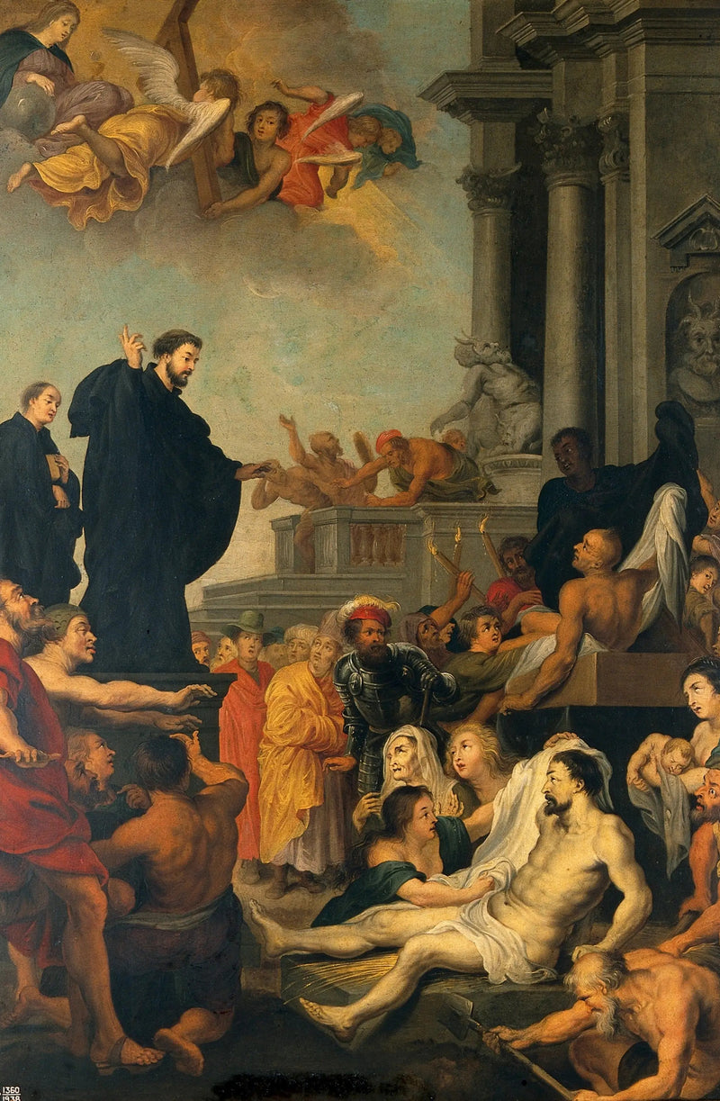 Saint François Xavierin saarna ja parantaminen - Peter Paul Rubens