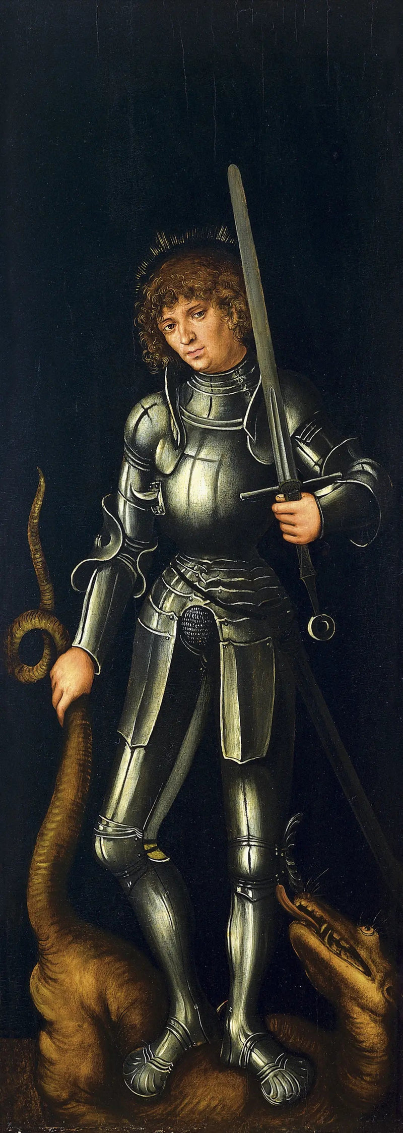 Saint Georges (oikea ulkoseinä) - Lucas Cranach vanhempi