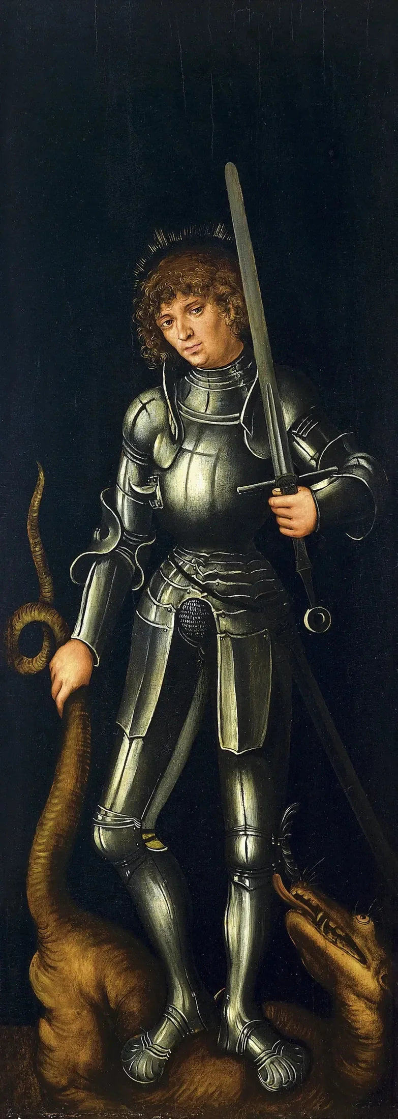 Saint Georges (oikea ulkoseinä) - Lucas Cranach vanhempi