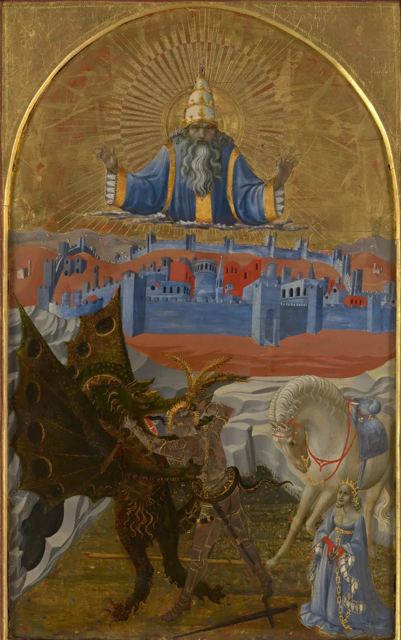 Pyhä Yrjö ja lohikäärme - Paolo Uccello