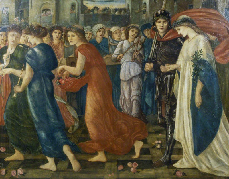Pyhä Yrjö ja lohikäärme, sarja nro 7: Paluu - Edward Burne-Jones