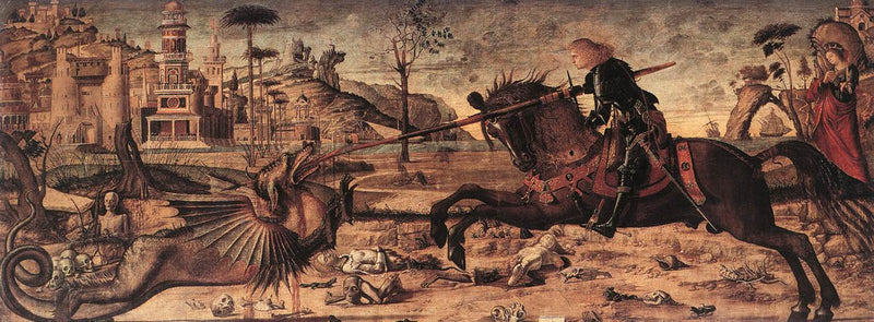 Pyhä Yrjö ja lohikäärme - Vittore Carpaccio