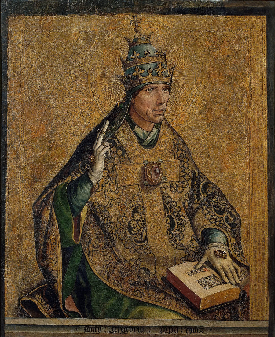 Pyhä Gregorius Paavi - Pedro Berruguete