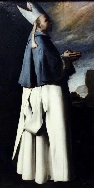 Saint Hugues, Grenoblen piispan - Francisco de Zurbarán