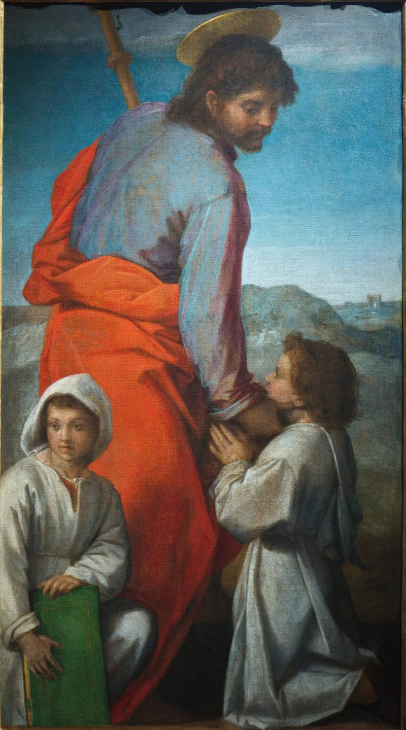 Pyhä Jaakob ja kaksi lasta - Andrea del Sarto