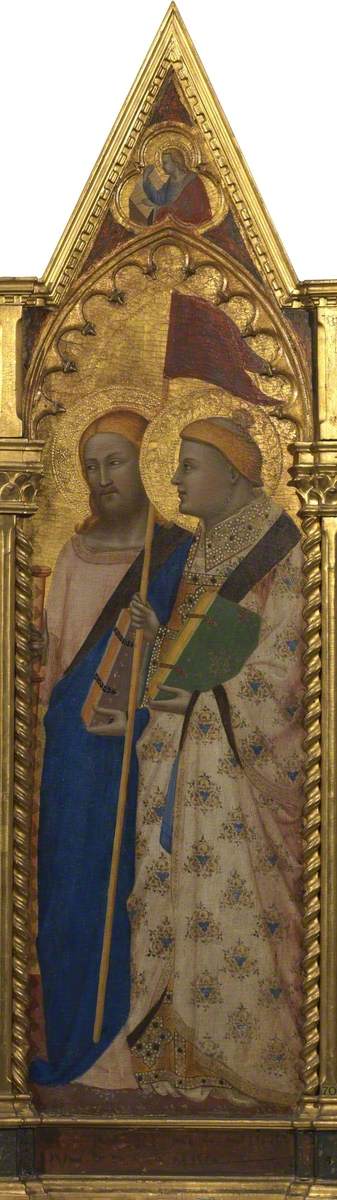 Pyhä Jaakko Majuri ja Pyhä Stefanus (polyptykki, paneeli 5/5) - Bernardo Daddi