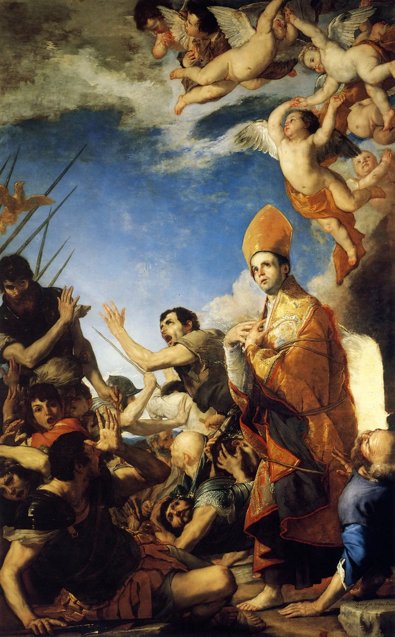 Pyhä Janarius ulos tulen uhriraha - Jusepe de Ribera