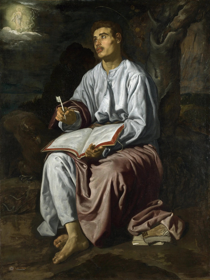 Pyhä Johannes Patmoksella - Diego Velázquez