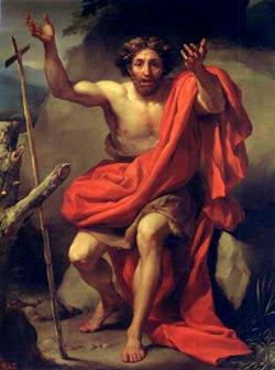 Saint Jean-Baptiste au désert - Anton Raphael Mengs image 1 copie peinte à la main à l’huile