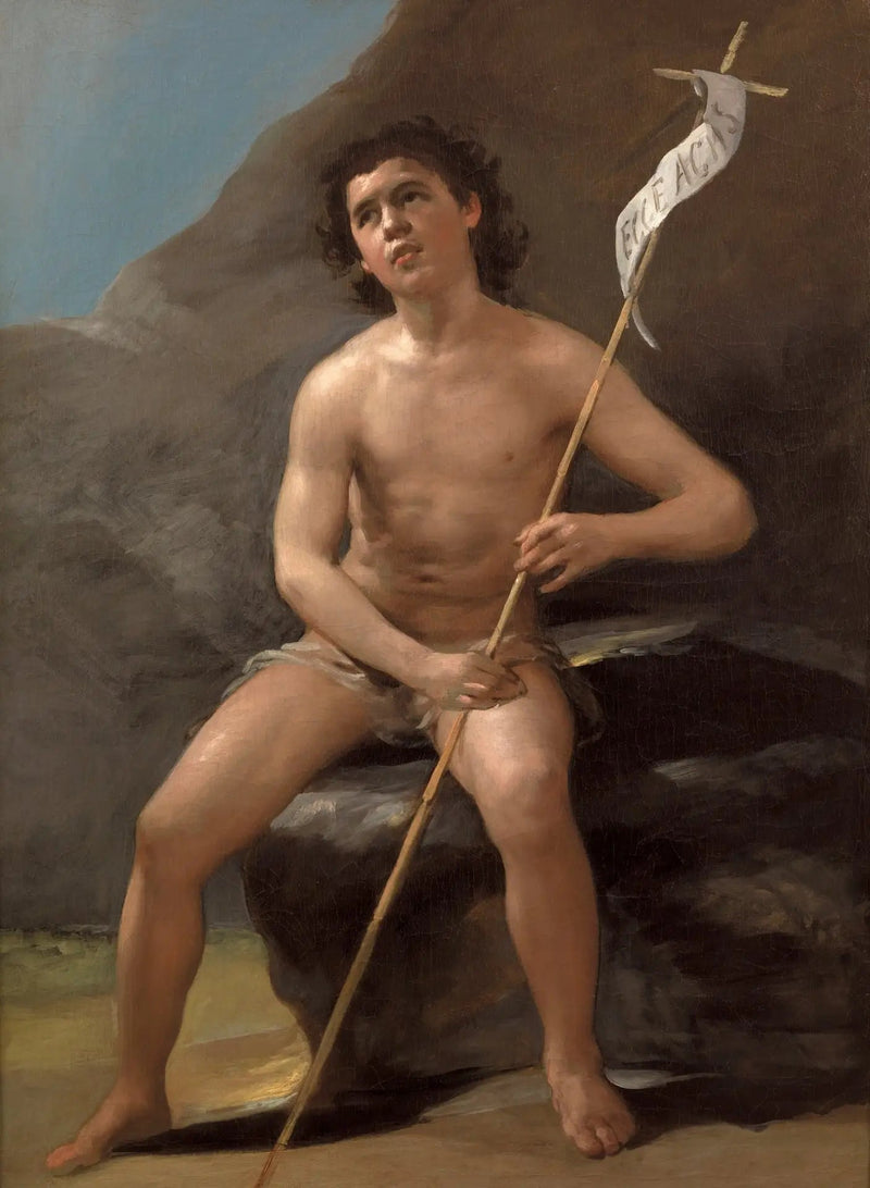 Pyhä Johannes Kastaja autiomaassa - Francisco de Goya