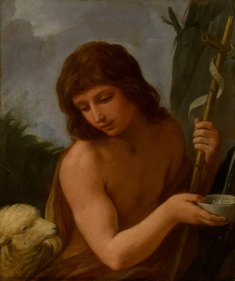 Pyhä Johannes Kastaja autiomaassa - Guido Reni