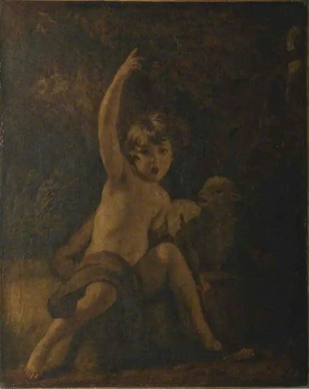 Pyhä Johannes Kastaja autiomaassa - Joshua Reynolds