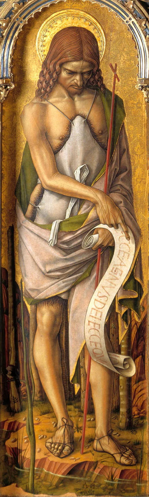 Pyhä Johannes Kastaja - Carlo Crivelli