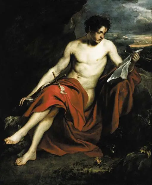 Pyhä Johannes Kastaja autiomaassa - Antoine van Dyck