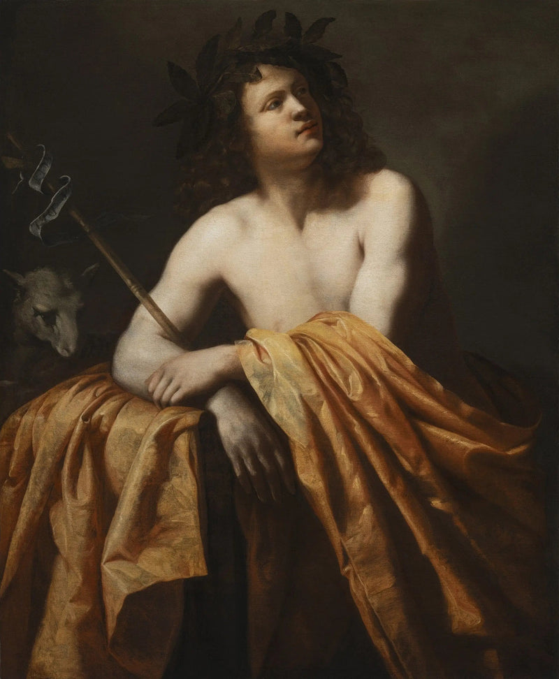 Pyhä Johannes Kastaja autiomaassa - Artemisia Gentileschi