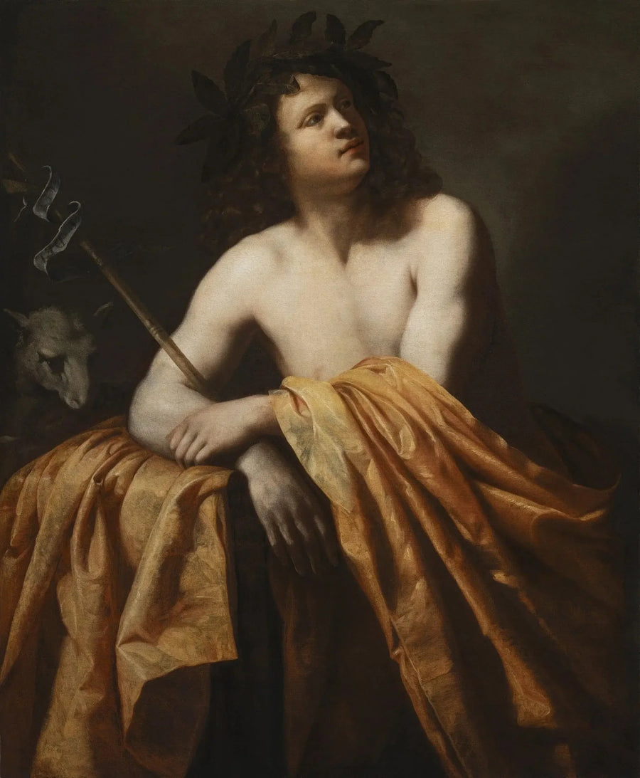 Pyhä Johannes Kastaja autiomaassa - Artemisia Gentileschi
