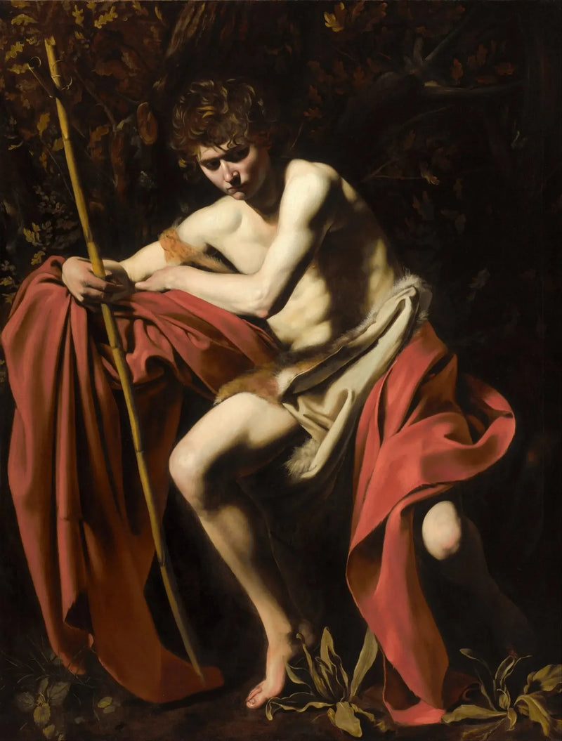 Pyhä Johannes Kastaja autiomaassa - Caravaggio