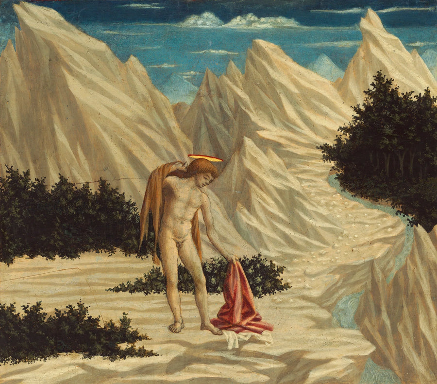 Pyhä Johannes Kastaja erämaassa - Domenico Veneziano