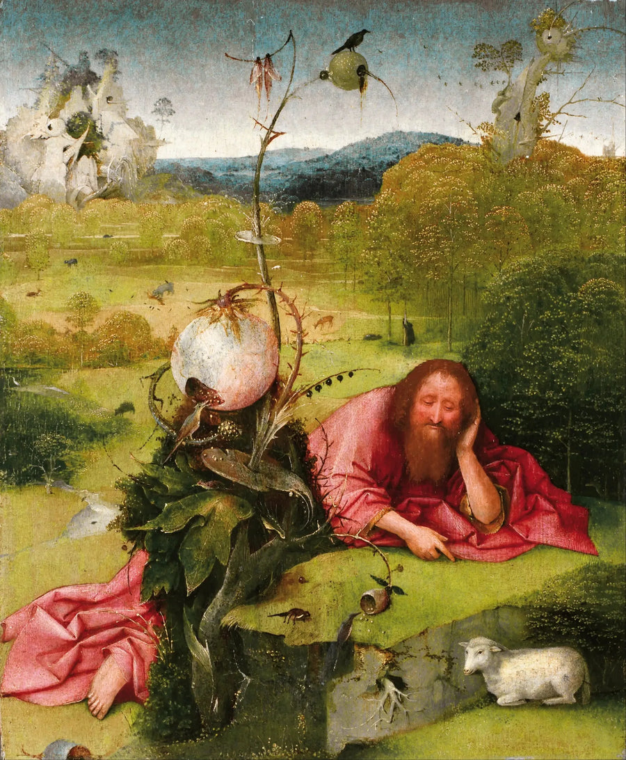 Pyhä Johannes Kastaja erämaassa - Hieronymus Bosch