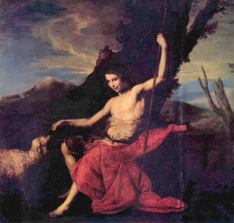 Pyhä Johannes Kastaja erämaassa - Jusepe de Ribera