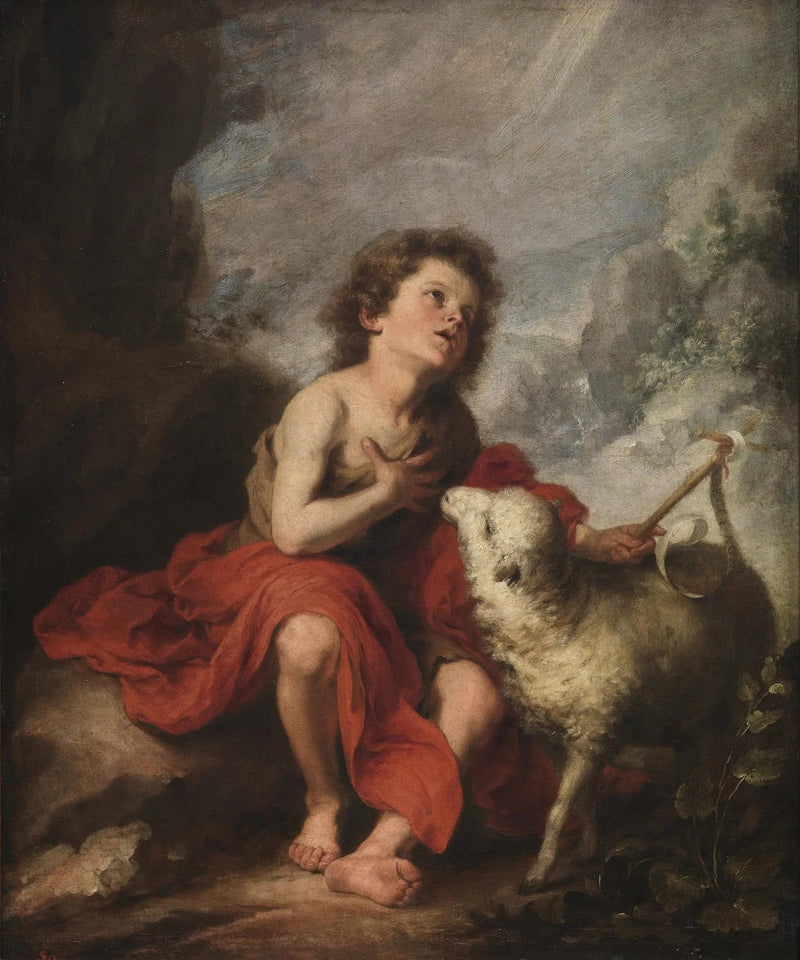 Pyhän Johannes Kastajan lapsi - Bartolomé Esteban Murillo