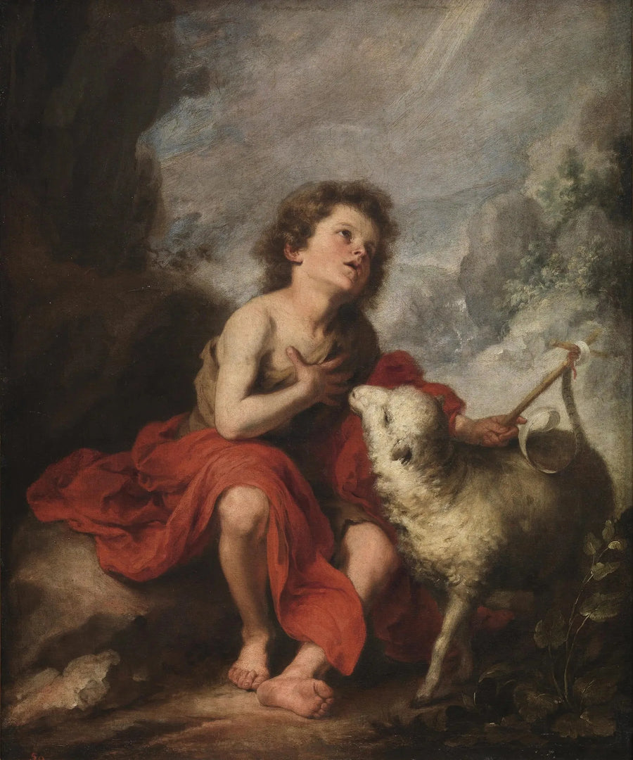 Pyhän Johannes Kastajan lapsi - Bartolomé Esteban Murillo
