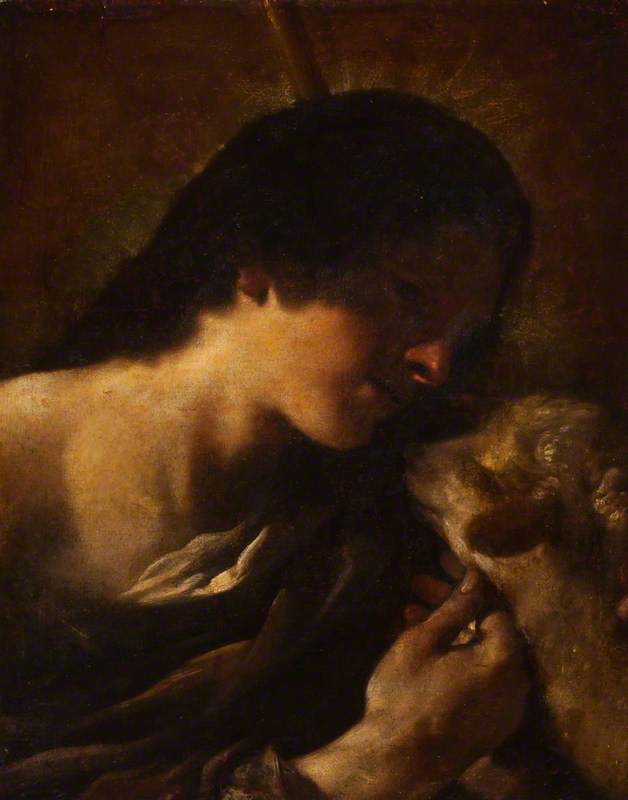 Pyhä Johannes Kastaja - Guercino