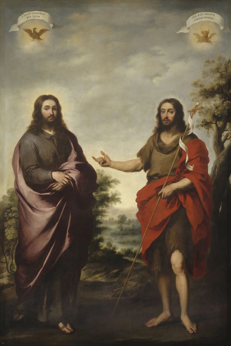 Pyhä Johannes Kastaja Kristuksen näyttäminen - Bartolomé Esteban Murillo
