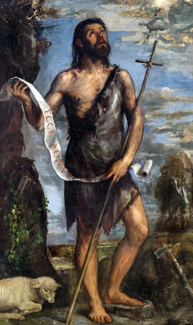 Pyhä Johannes Kastaja - Titian