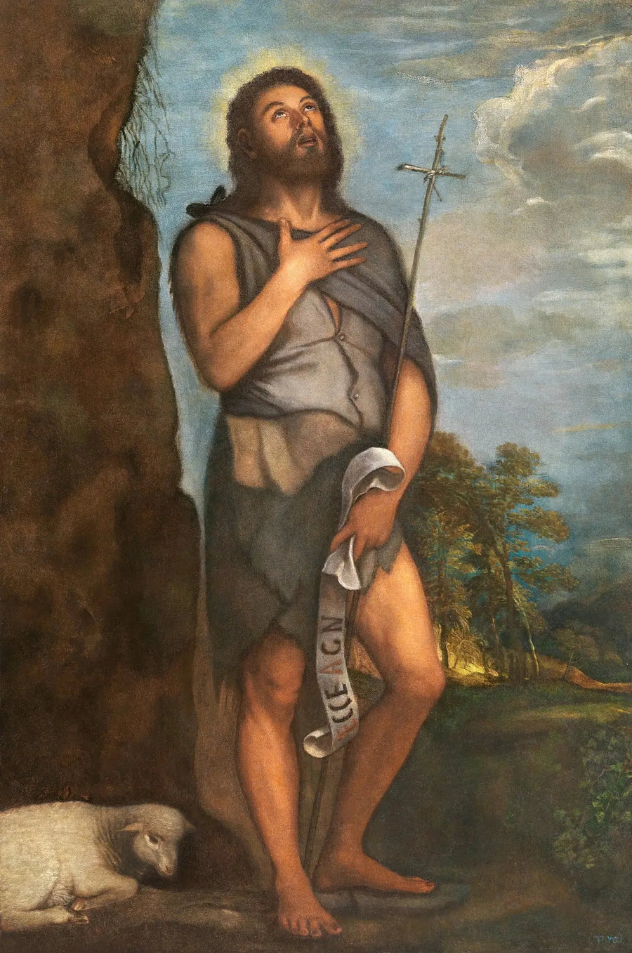 Pyhä Johannes Kastaja - Titian