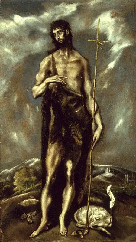 Pyhä Johannes Kastaja, Valence - El Greco