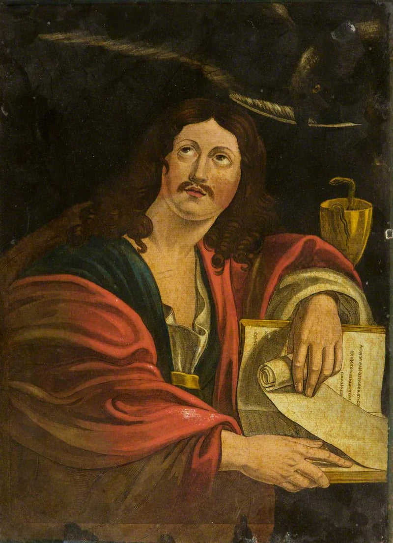 Pyhä Johannes Evankelista (?) - Domenichino