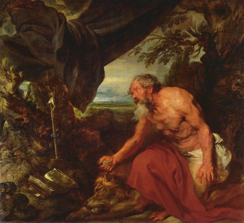 Pyhä Jérôme - Antoine van Dyck