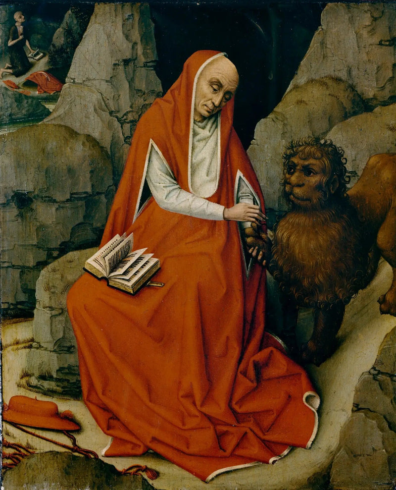 Pyhä Jérôme autiomaassa - Rogier van der Weyden