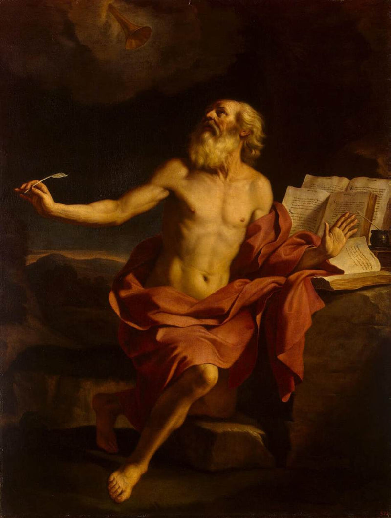 Pyhä Jéröme autiomaassa - Guercino