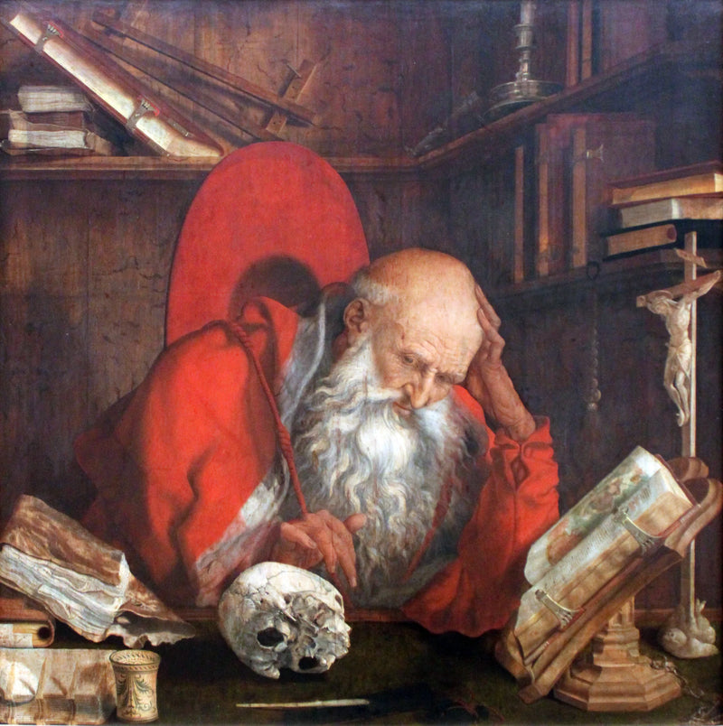 Pyhä Hieronymus sellissään - Marinus van Reymerswale