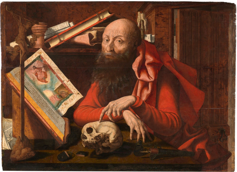 Pyhä Hieronymus työhuoneessaan - Marinus van Reymerswale
