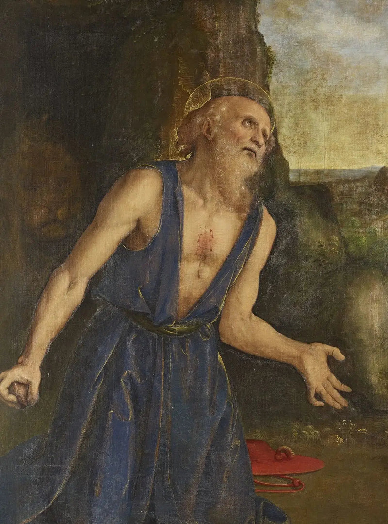 Pyhä Hieronymus katumuksessa - Pietro Perugino