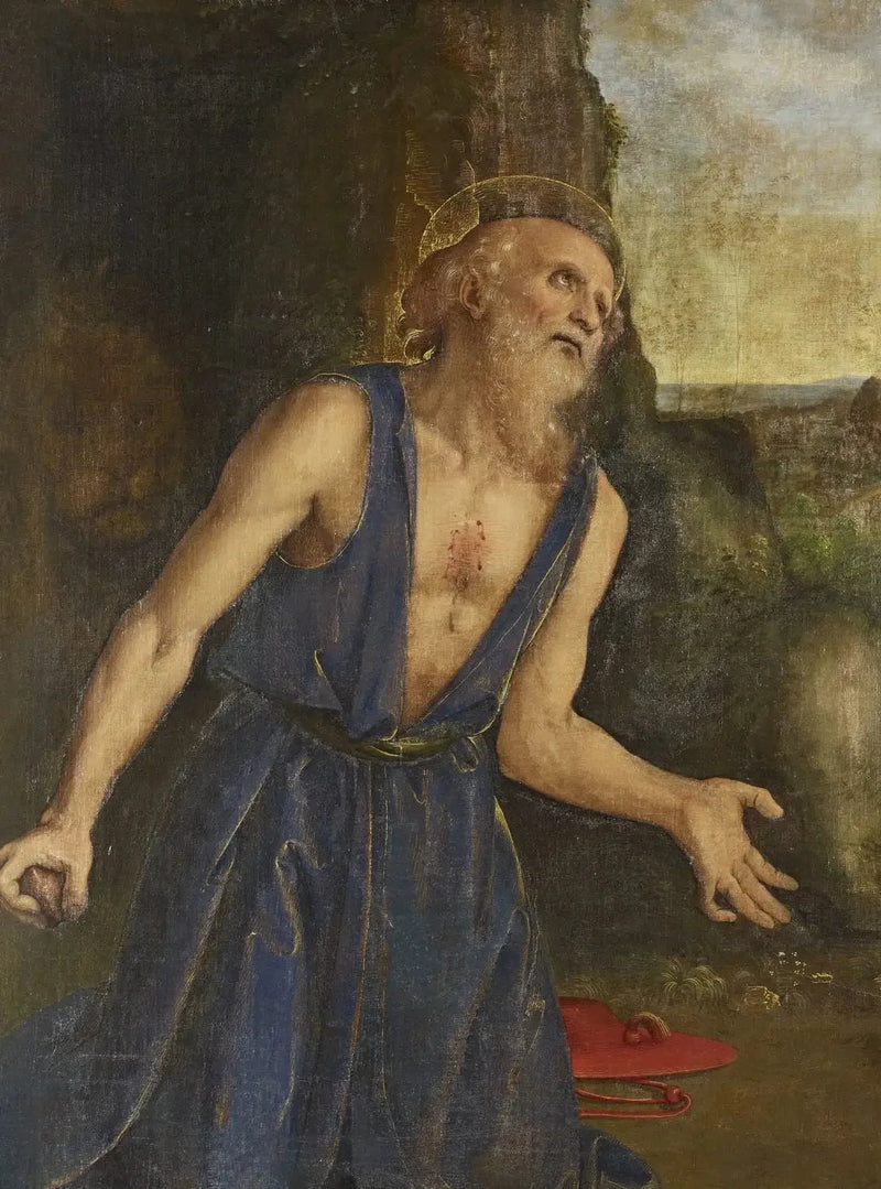 Pyhä Hieronymus katumuksessa - Pietro Perugino