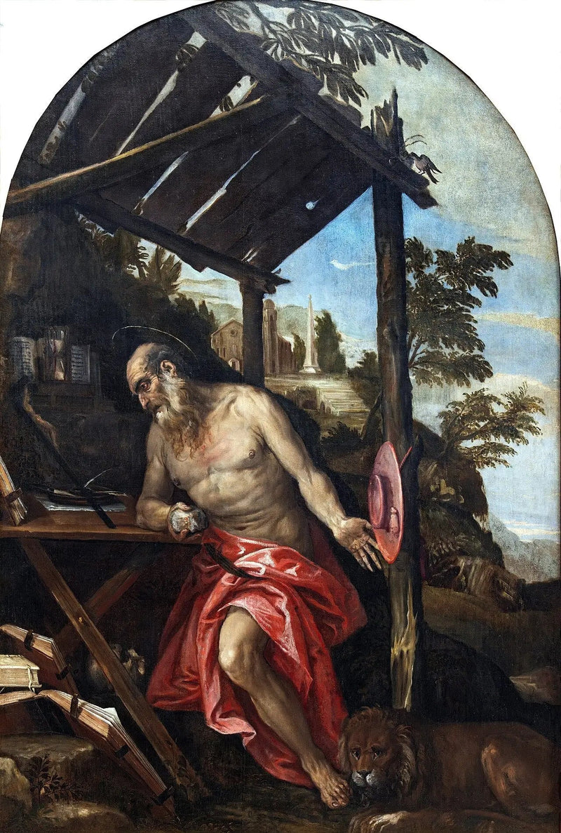 Pyhä Hieronymus katumuksessa San Girolamo pénitente - Paul Véronèse