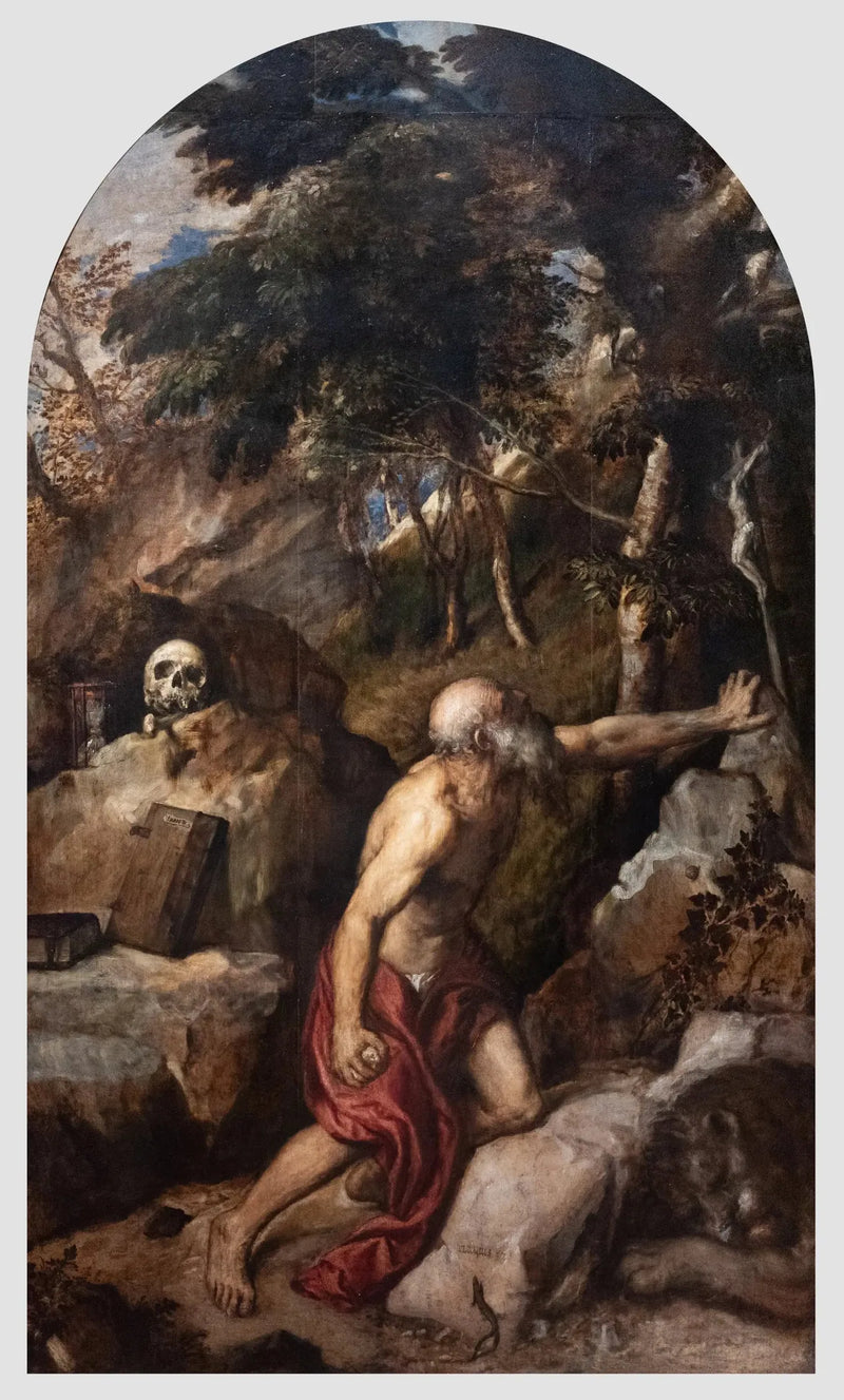 Pyhä Hieronymus katumuksessa - Titian