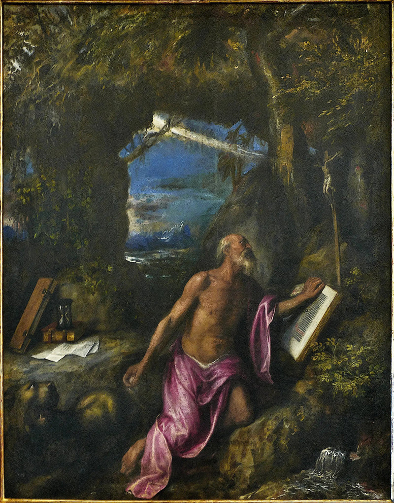 Pyhä Hieronymus katumuksessa - Titian